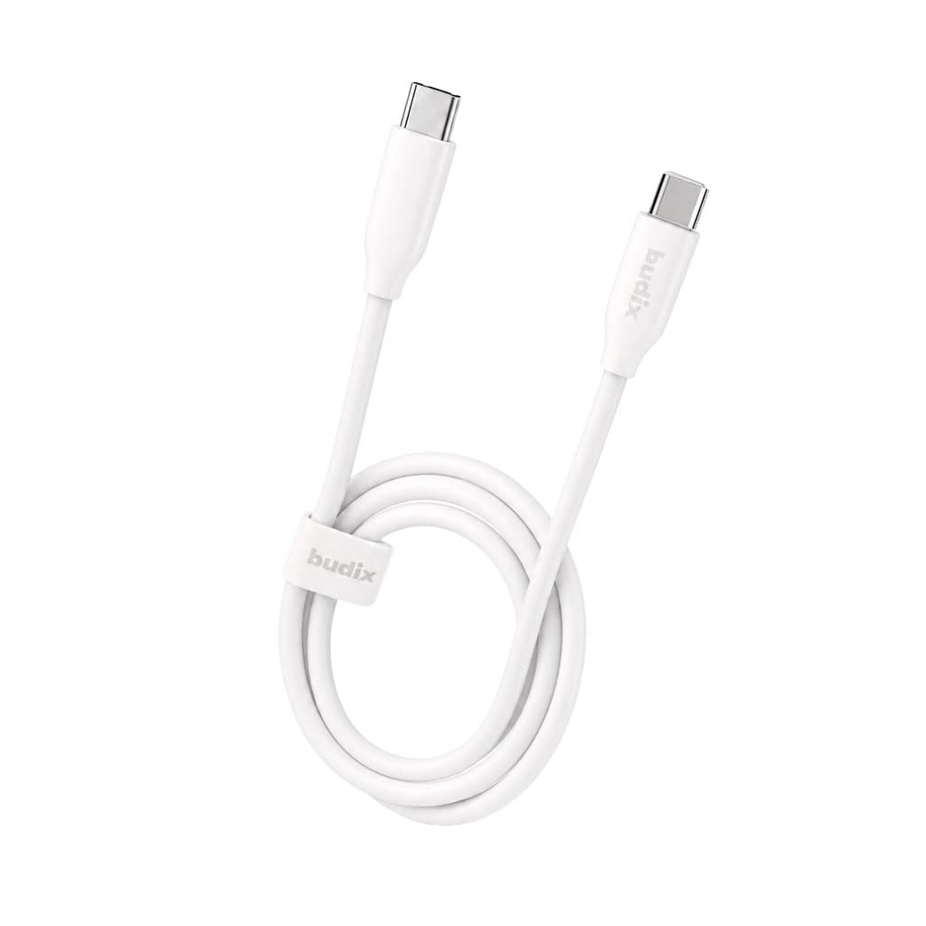 Cable Budix USB-C A USB-C Carga Rápida 60w 3a 2M2