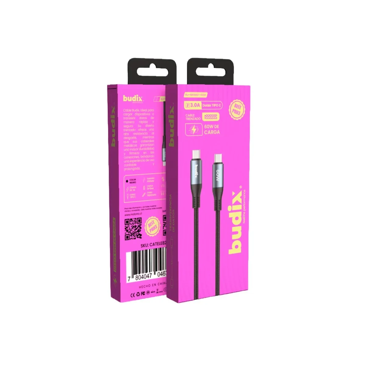 Kit Cable 6 en 1 60W Motomo L-1942