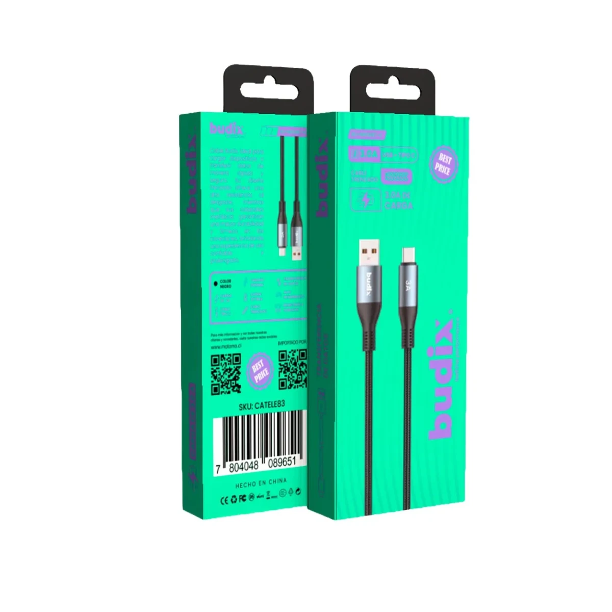 Kit Cable 6 en 1 60W Motomo L-1948