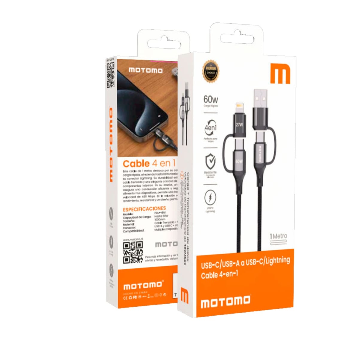Cable PD-Max 27W Tipo C a Lightning Soft5