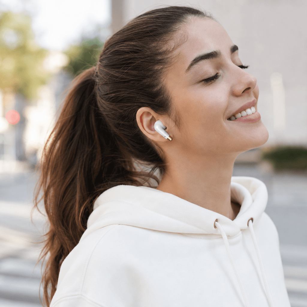 Earpods MO-L014 Gold Line Blanco6