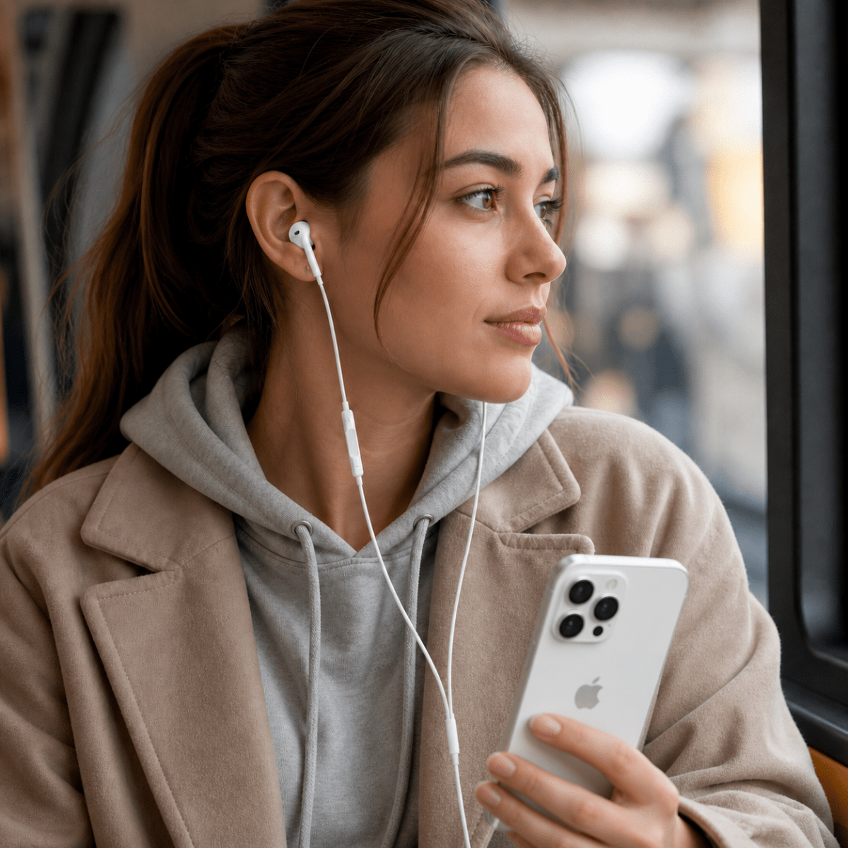 Audífono Alámbrico USB-C Tipo Original Motomo3
