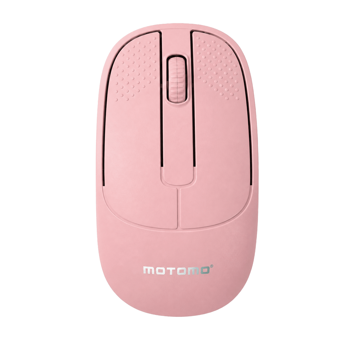 Mouse Inalámbrico Bluetooth 2.4G Recargable Silencioso Rosa2