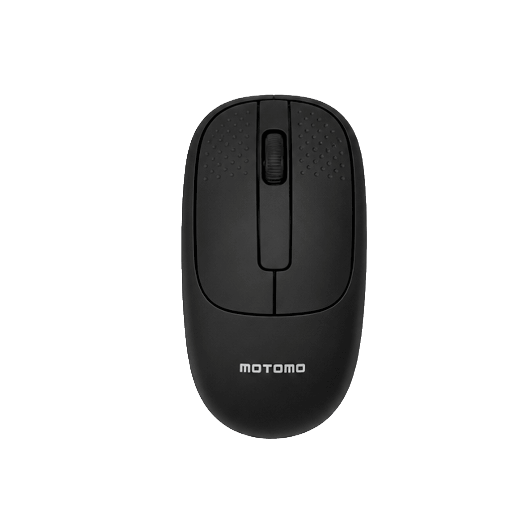 Mouse Inalámbrico Bluetooth 2.4G Recargable Silencioso Negro2