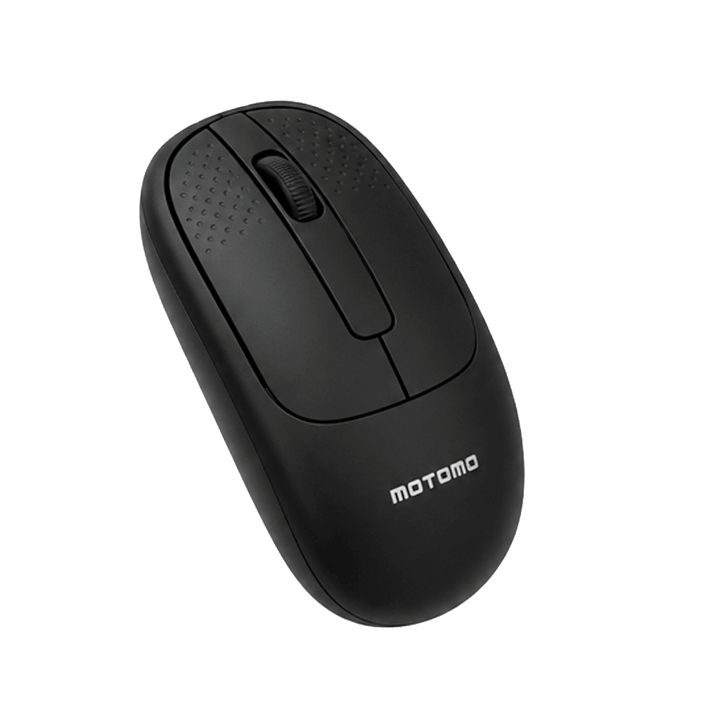 Mouse Inalámbrico Bluetooth 2.4G Recargable Silencioso Negro1