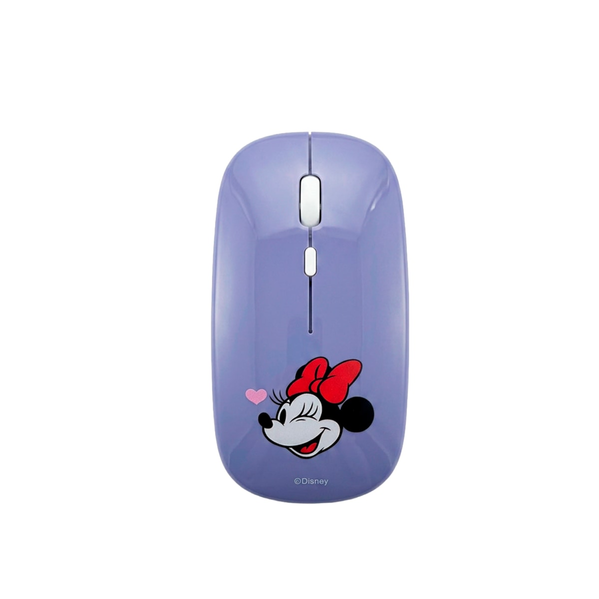 Mouse Inalámbrico Minnie Lila Recargable Bluetooth2