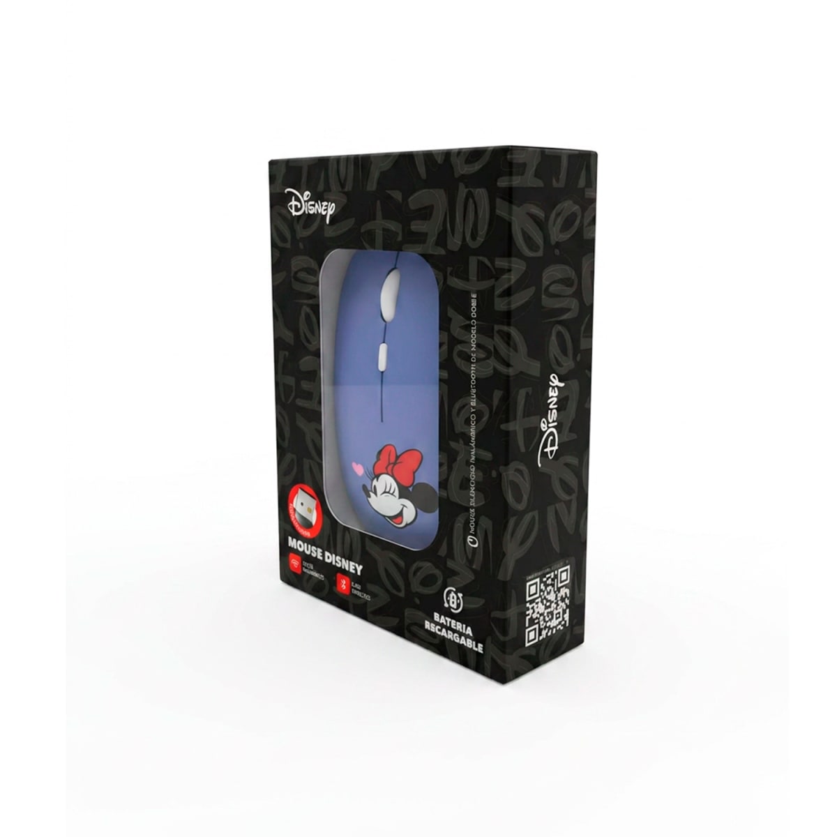 Mouse Inalámbrico Minnie Lila Recargable Bluetooth5