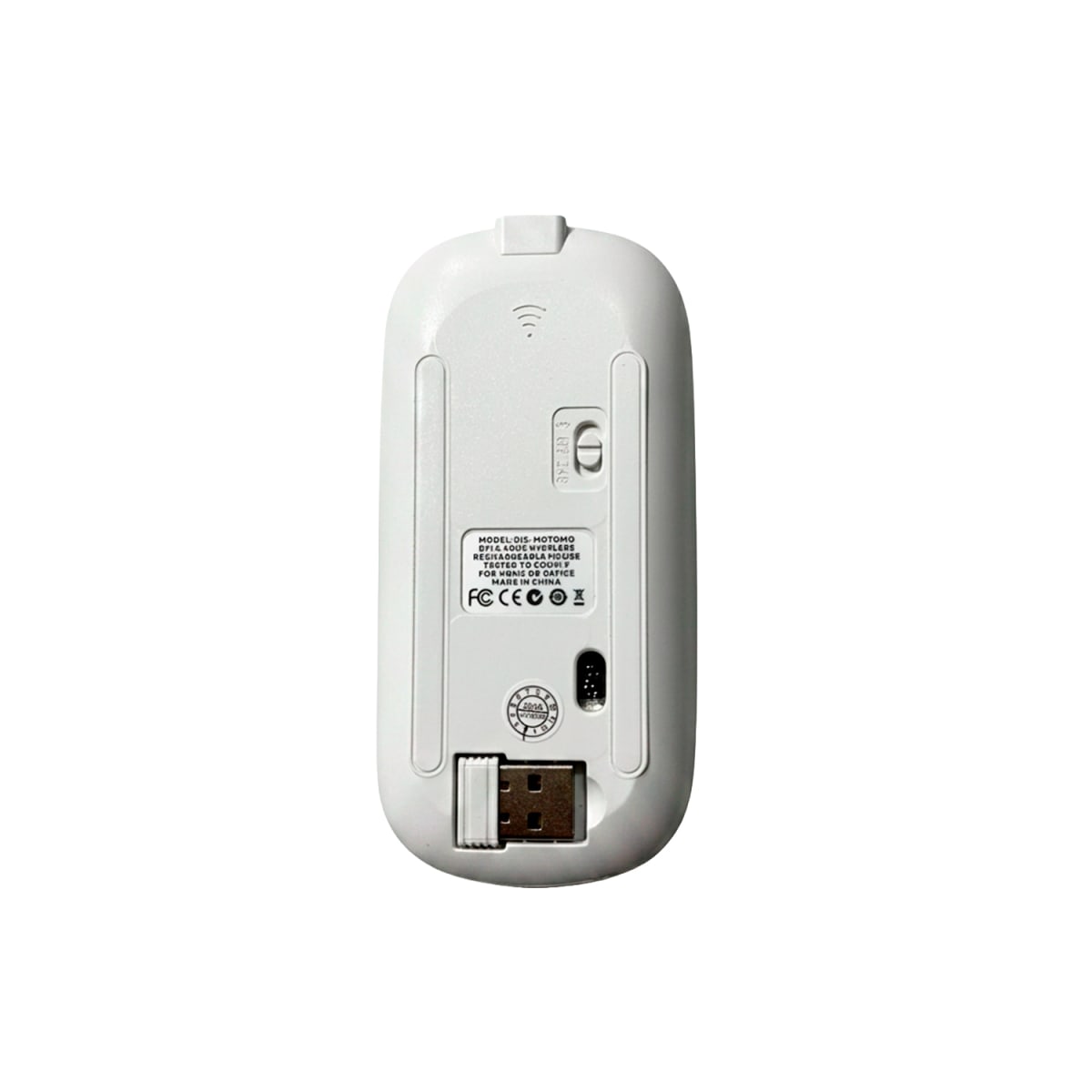 Mouse Inalámbrico Mickey Amarillo Recargable Bluetooth4