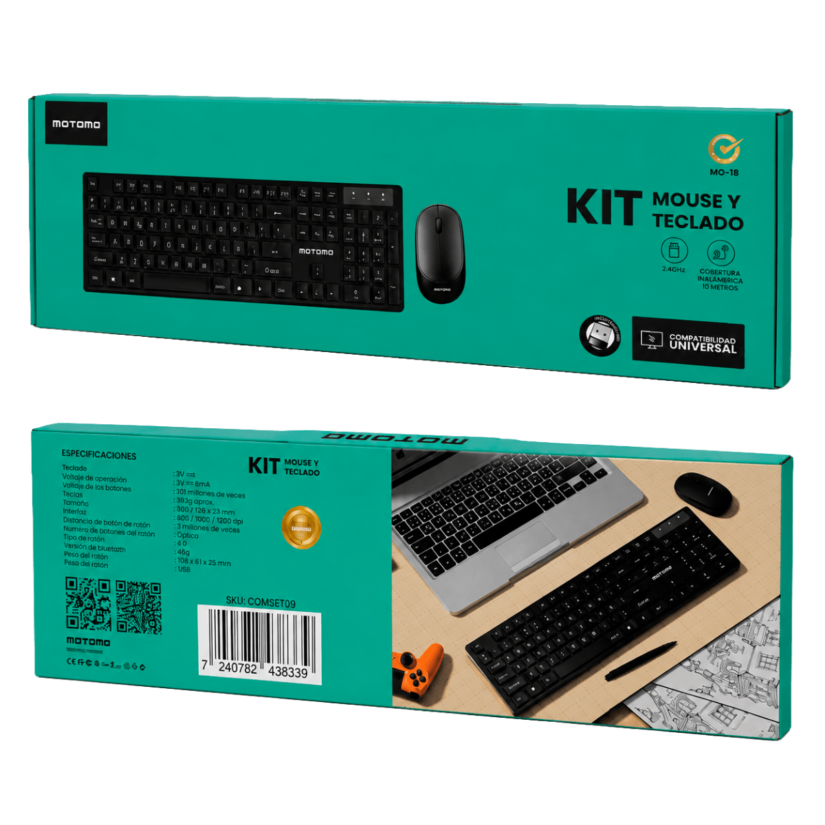 Kit Teclado y Mouse MO-185