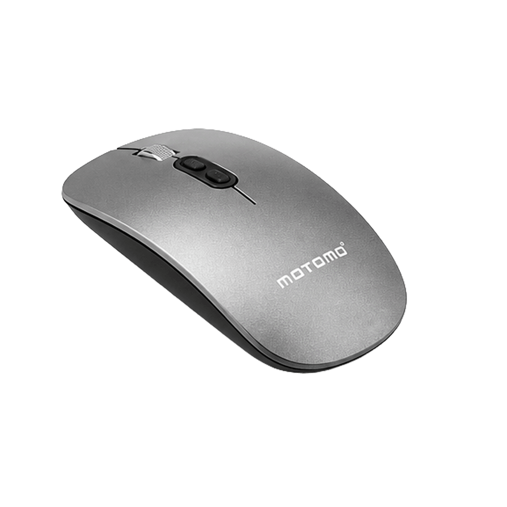 Kit Teclado y Mouse Inalámbrico MO-B040 Bluetooth Gris3