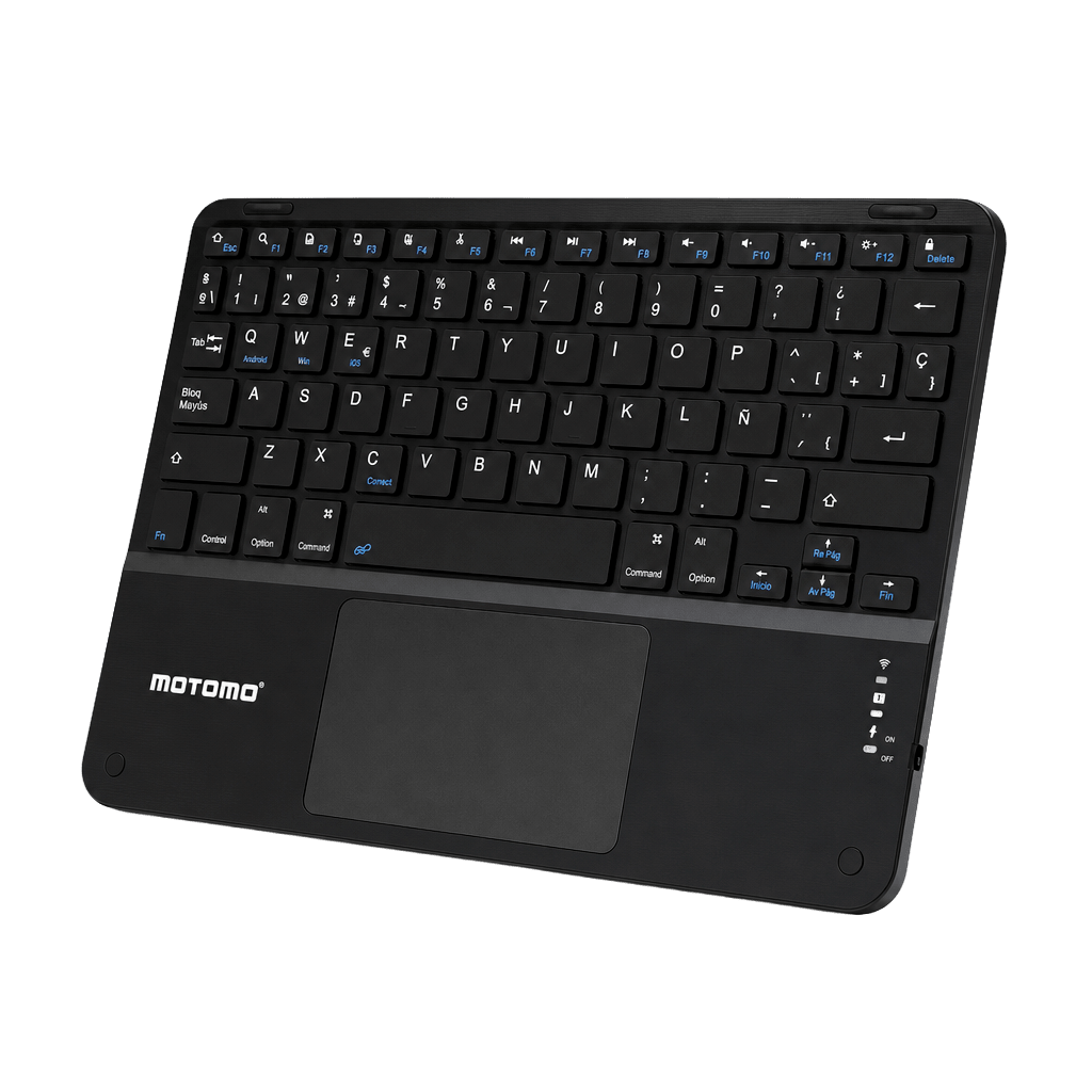 Teclado Inalámbrico Bluetooth Español Negro BD-136A Motomo1