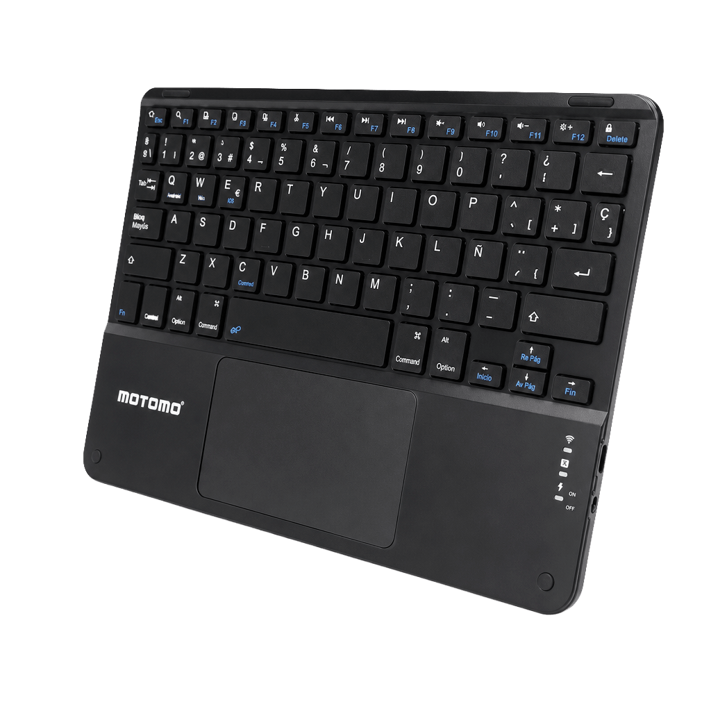 Teclado Inalámbrico Bluetooth Español Negro BD-136A Motomo2