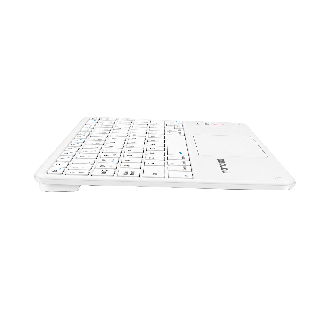Teclado Inalámbrico Bluetooth Español Blanco BD-136A Motomo3