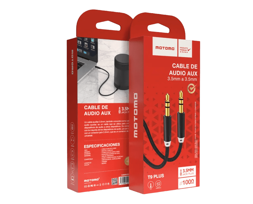 Cable Plug 3.5 1000mm Negro5
