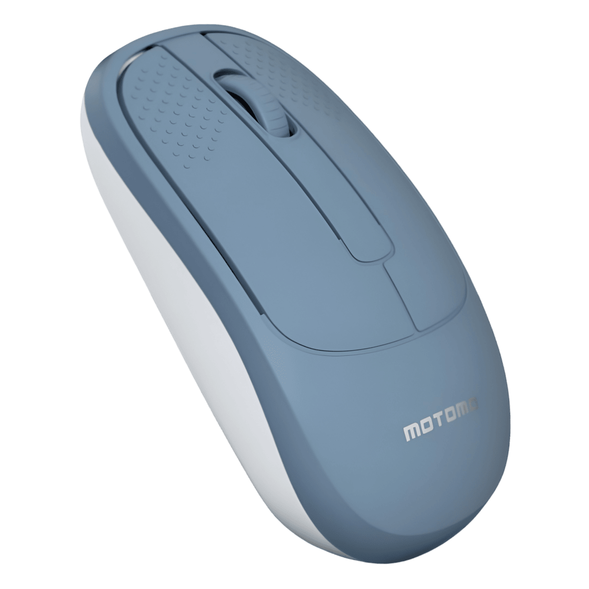 Mouse Inalámbrico Bluetooth 2.4G Recargable Silencioso Azul1
