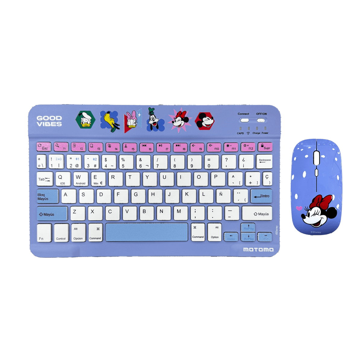 Kit Teclado Disney Mouse Good Vibes1