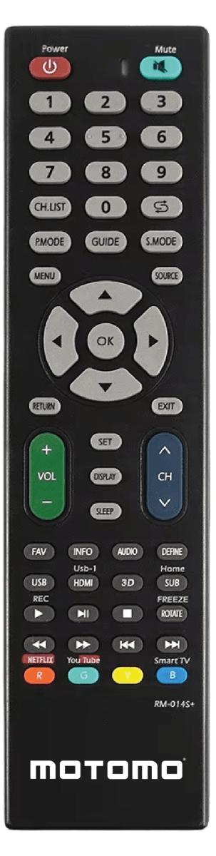 Control Remoto Universal para TV MO-014S+PLUS1