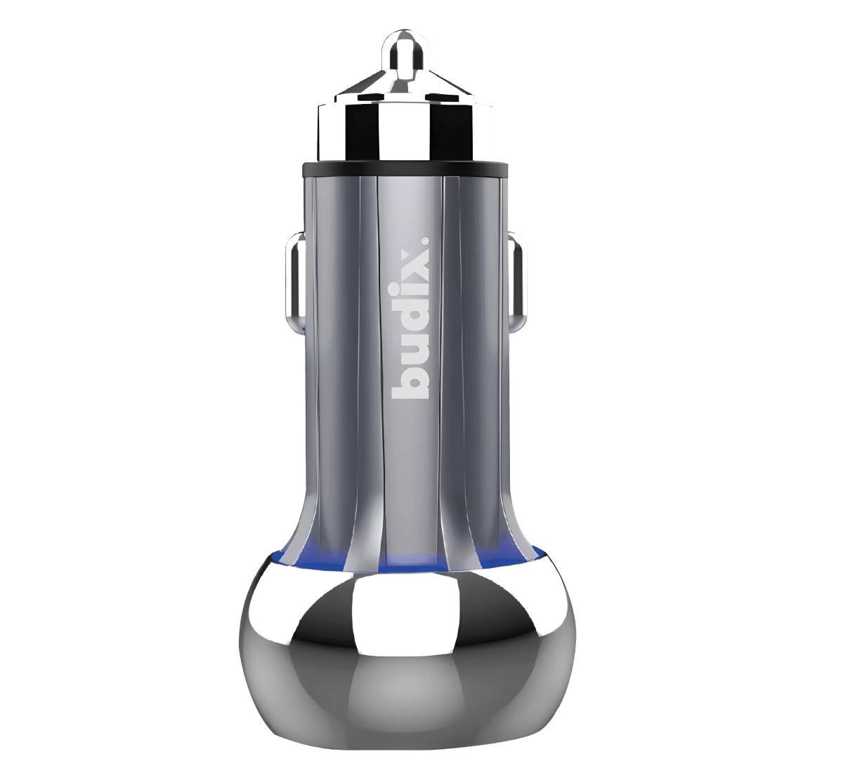 Cargador de Auto Budix Dual 52.5W QC 3.0 Metal 145-11