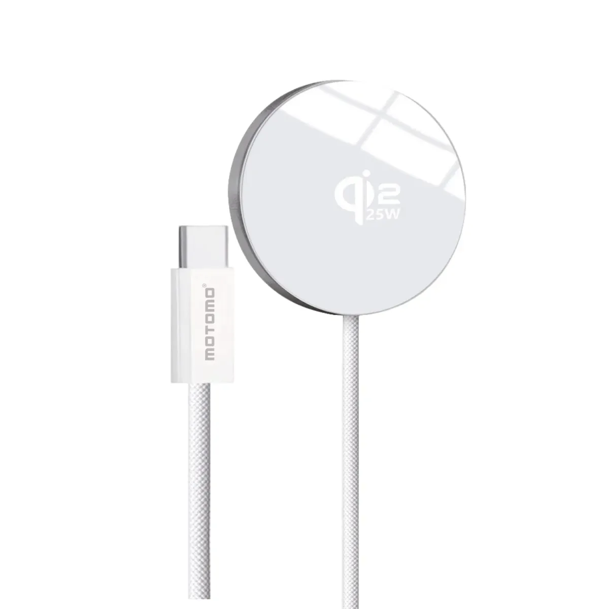 Cargador Magnético para telefónos con cable Tipo-c 25W MO-QI251