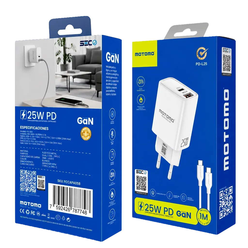 Cargador de Pared PD010 PD Tipo C a Lightning1