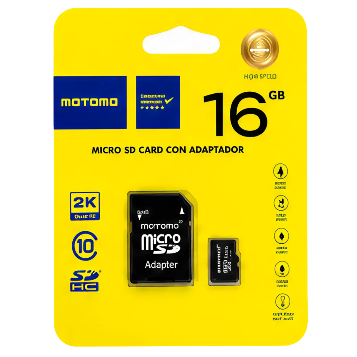 Memoria Motomo Micro SD Clase 10 16GB7