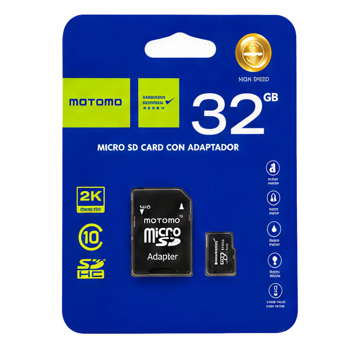 Memoria Micro SD Motomo Micro SD Clase 10 256GB8