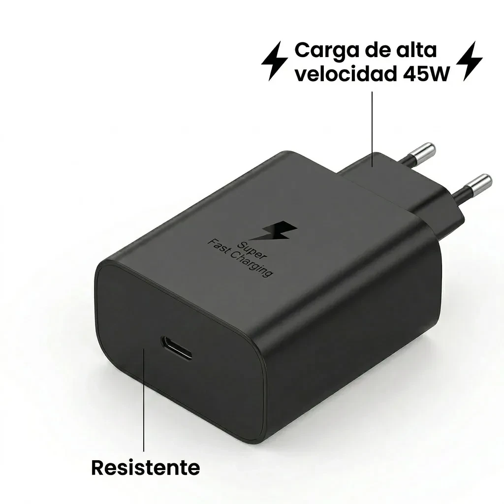 Cargador de Pared Motomo LS-45 PD 45W sin Cable7