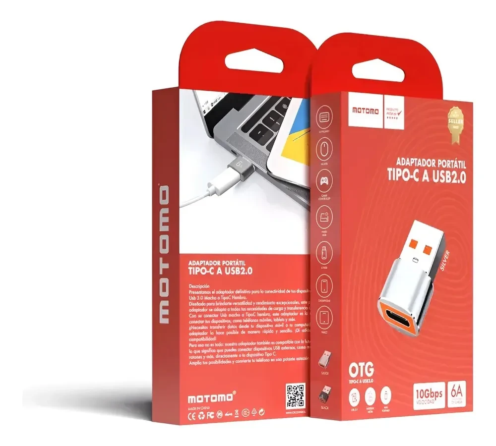 OTG Adaptador OTG Tipo C a USB Plata3