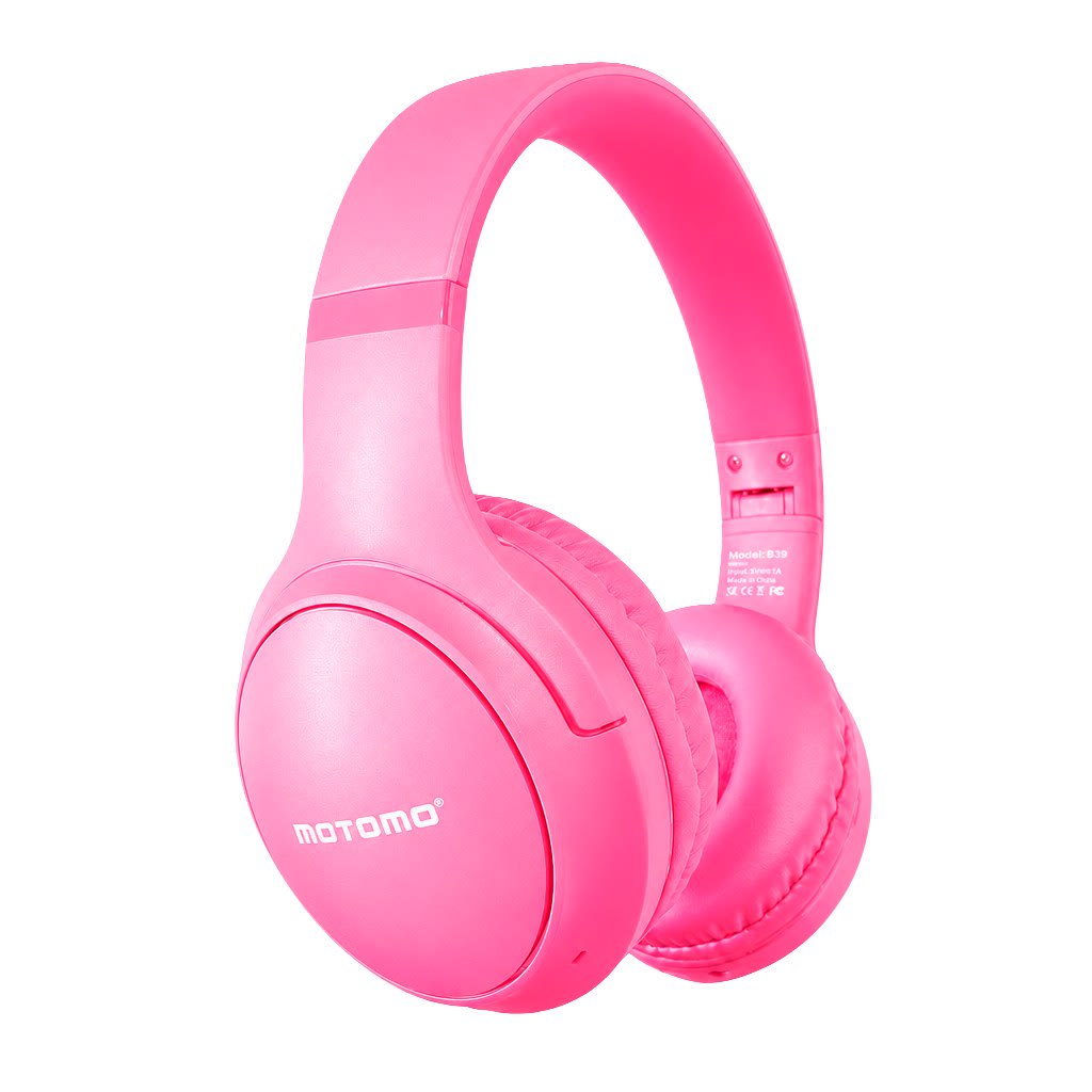 Audífonos Inalámbricos Mo-sutairu Bluetooth 6.0 Premium Rosa1