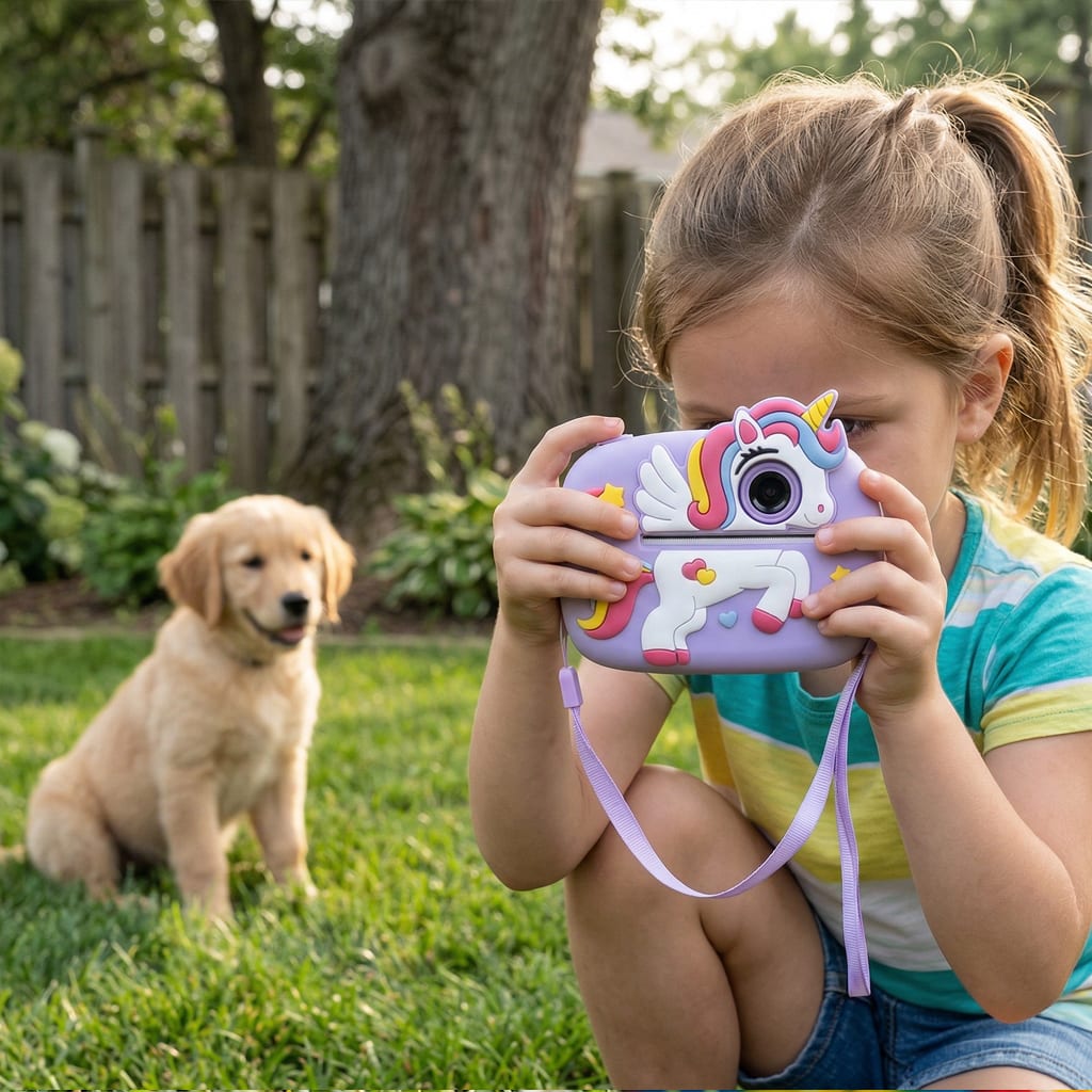 Cámara Instantánea Infantil Full Hd Unicornio Niña7