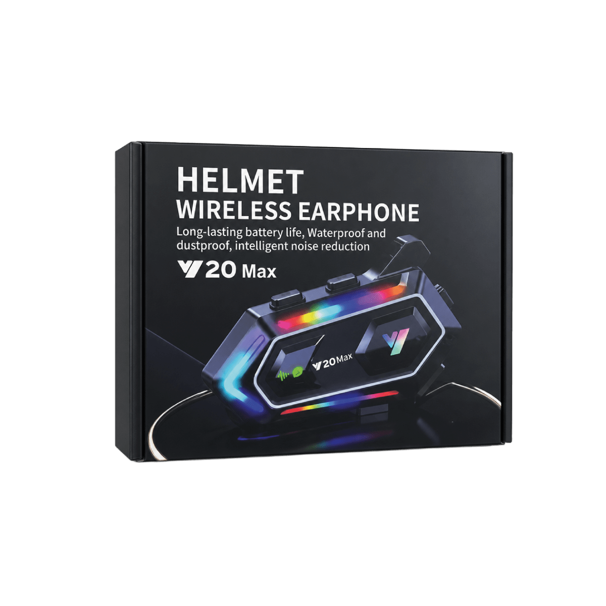 Intercomunicador Bluetooth Y20 Max Casco Moto LED RGB5
