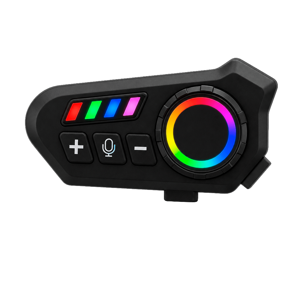 Intercomunicador Bluetooth K06A Casco Moto LED RGB 4.01