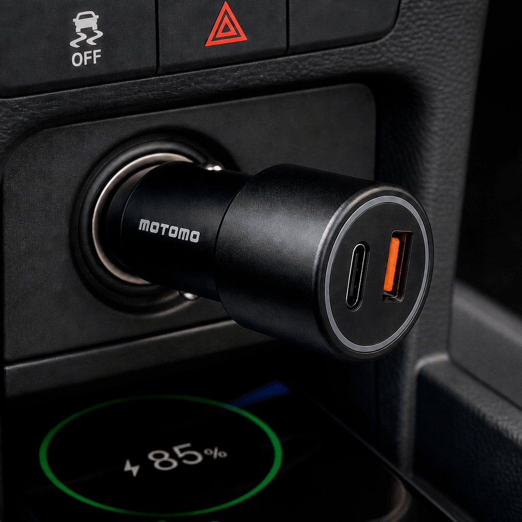 Cargador de Auto Motomo MO-3024 52.5W4