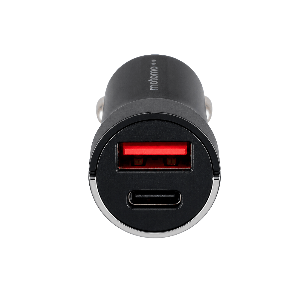 Cargador Auto Mini Usb-c Usb-a Quick Charge 3.0 22.5w2