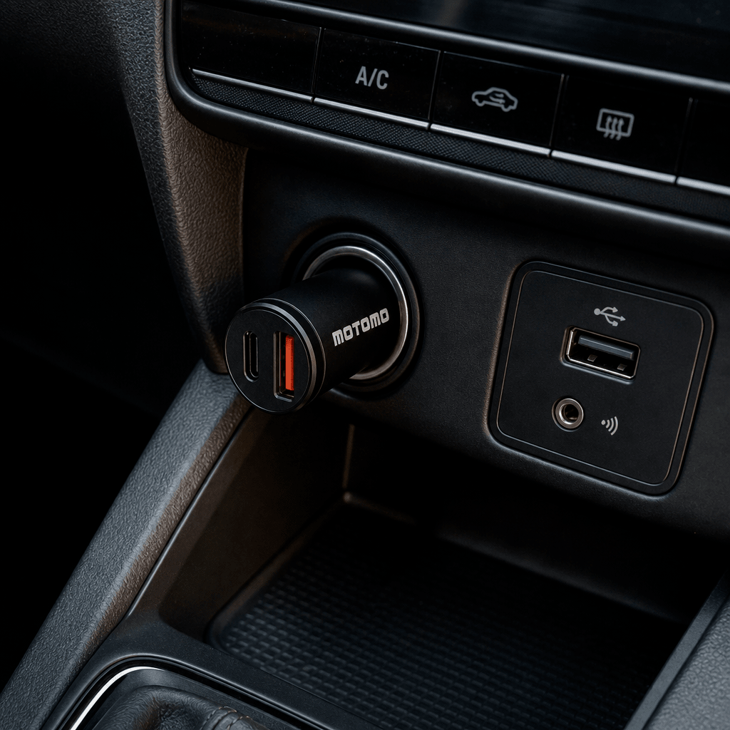 Cargador Auto Mini Usb-c Usb-a Quick Charge 3.0 22.5w5