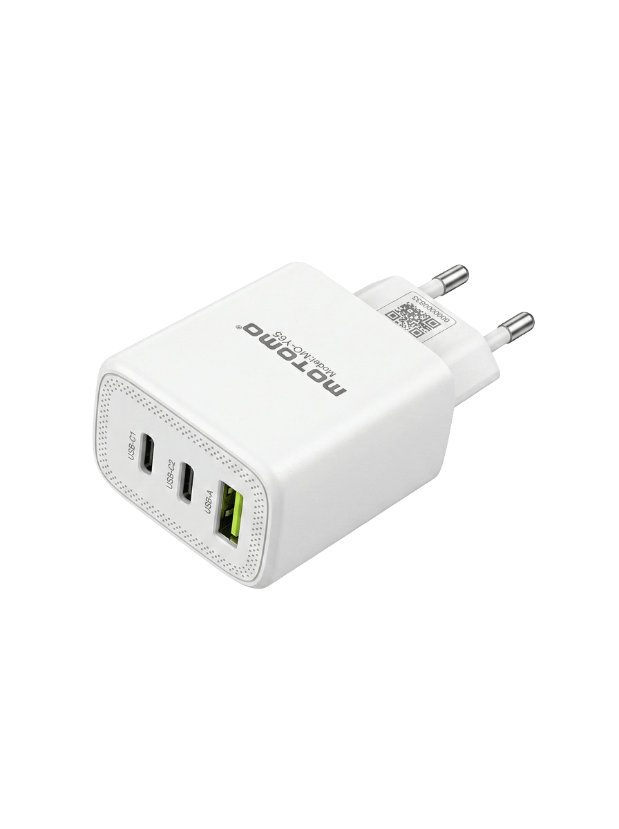 Cargador Rápido Certificado 65w Cable Tipo C Triple Puerto3