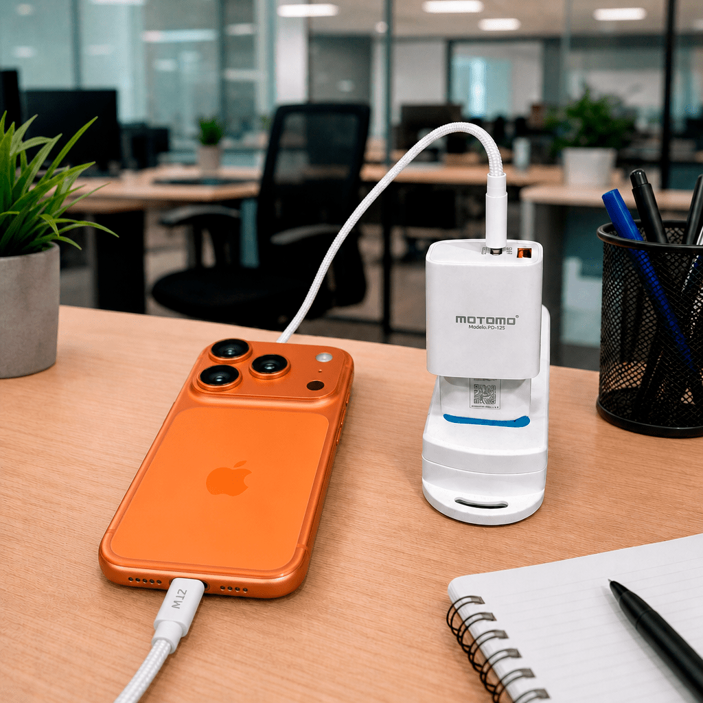 Cargador Rápido SEC PD-L25 25W GaN USB-C Lightning5