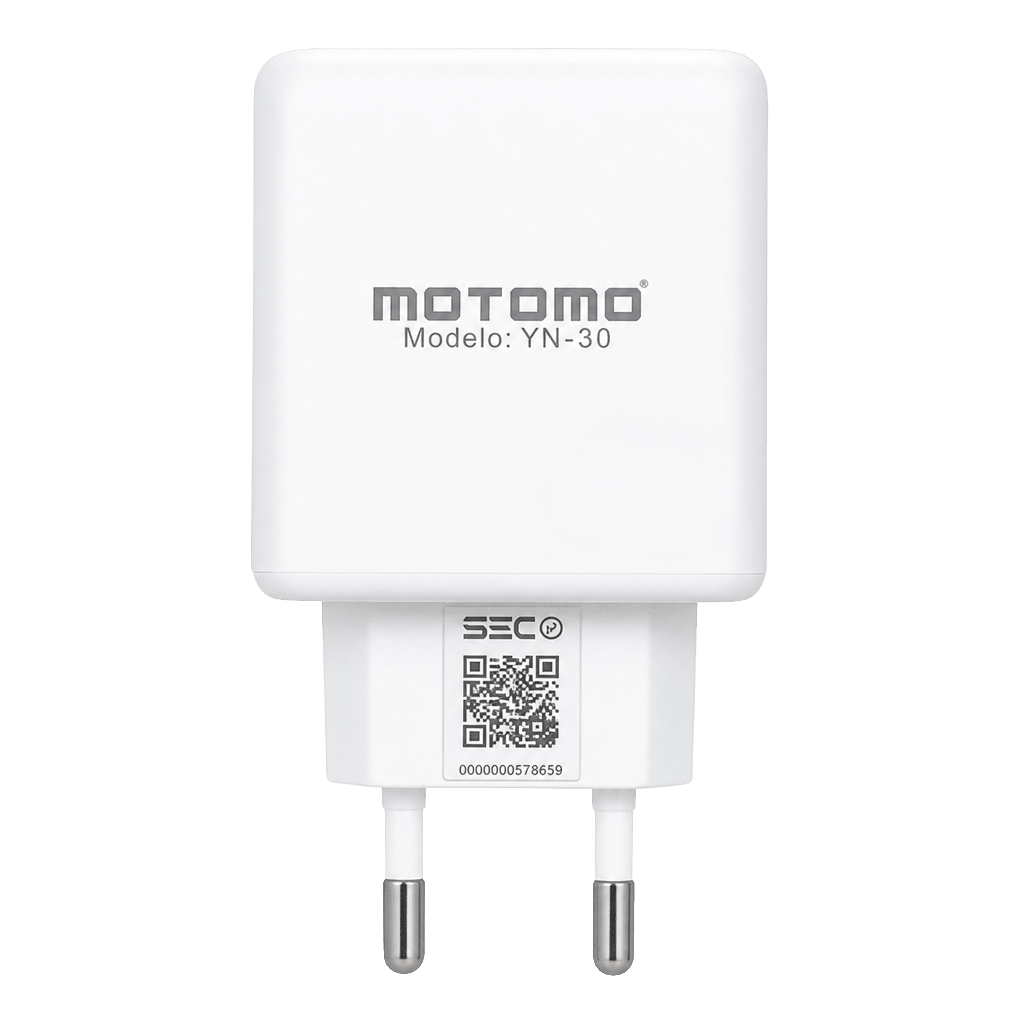 Cargador Rápido GaN SEC 30W USB-C PD YN-30 Blanco1