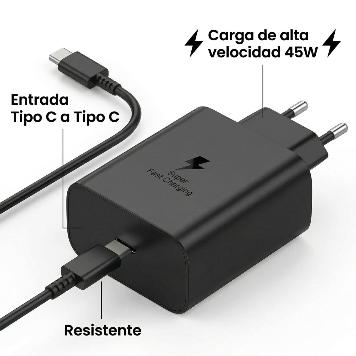 Motomo LS-45 PD 45W Cable Tipo C3