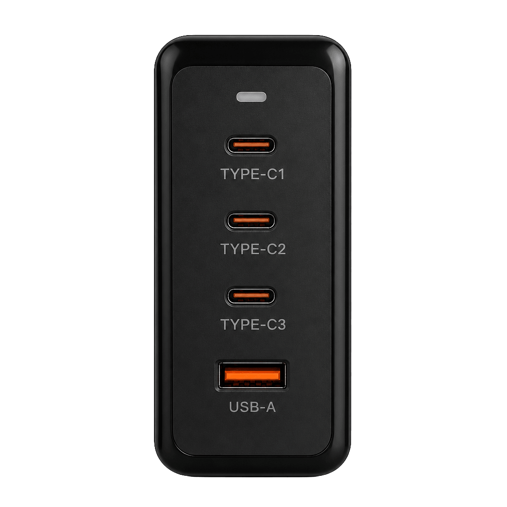Cargador Pared 100W GaN 3 USB-C + USB-A MO-YS100 Sin Cable2