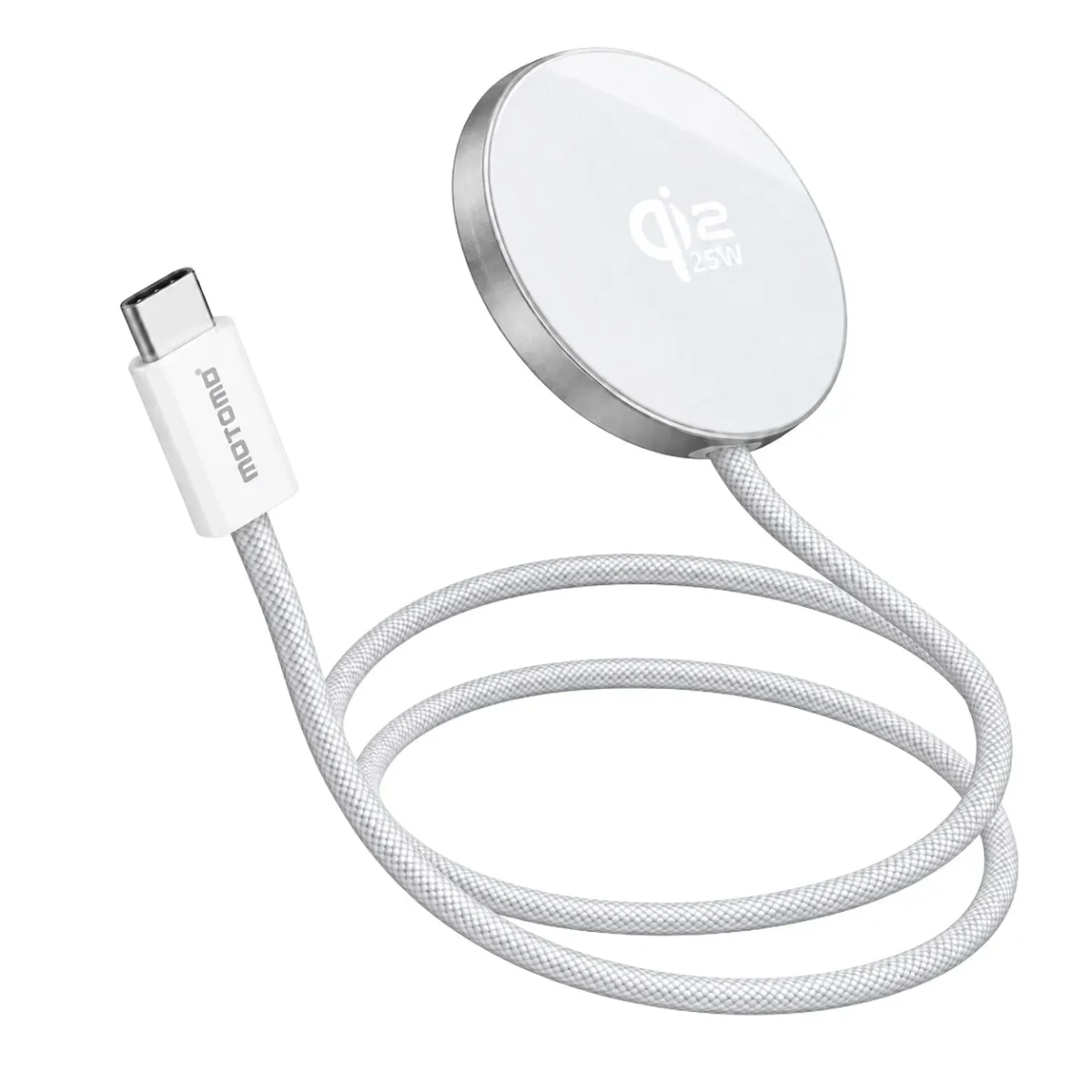 Cargador Magnético para telefónos con cable Tipo-c 25W MO-QI252