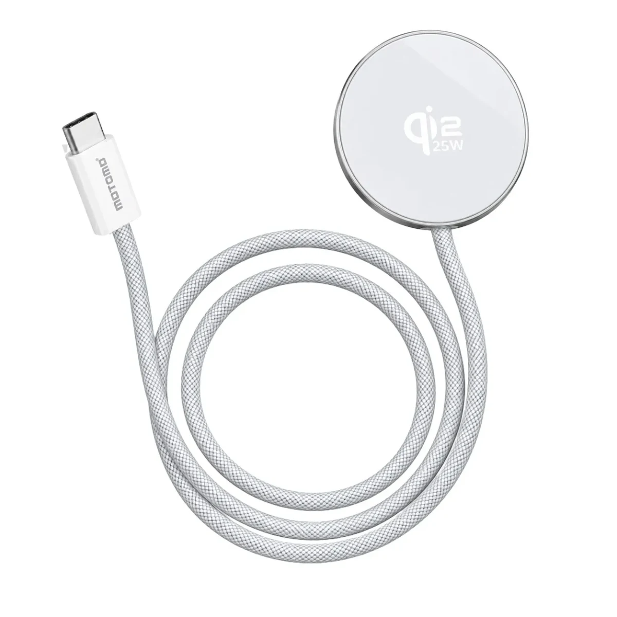 Cargador Magnético para telefónos con cable Tipo-c 25W MO-QI253