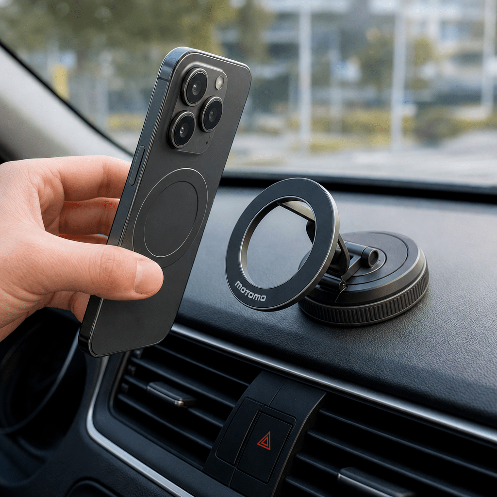 Soporte Magnético para Auto con Ventosa e Imán N52 360°5