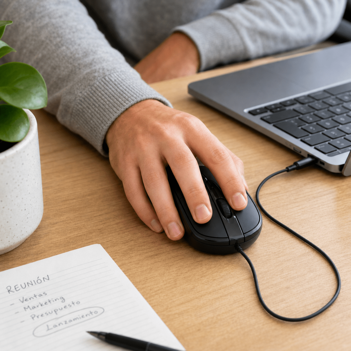 Mouse Óptico Budix BU-LAVORA con Cable USB 1200 DPI4
