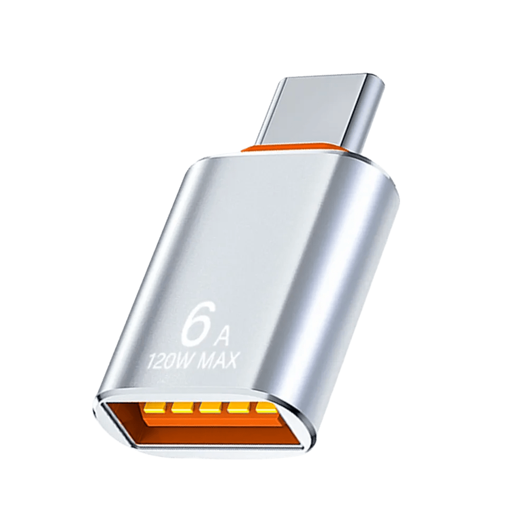 Adaptador OTG USB a Tipo C Plata2