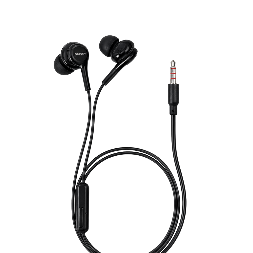 Audífonos In-ear Motomo Ph-44 Negro Control Volumen1
