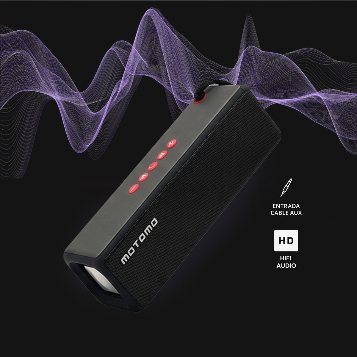 Parlante portátil Motomo Boss3