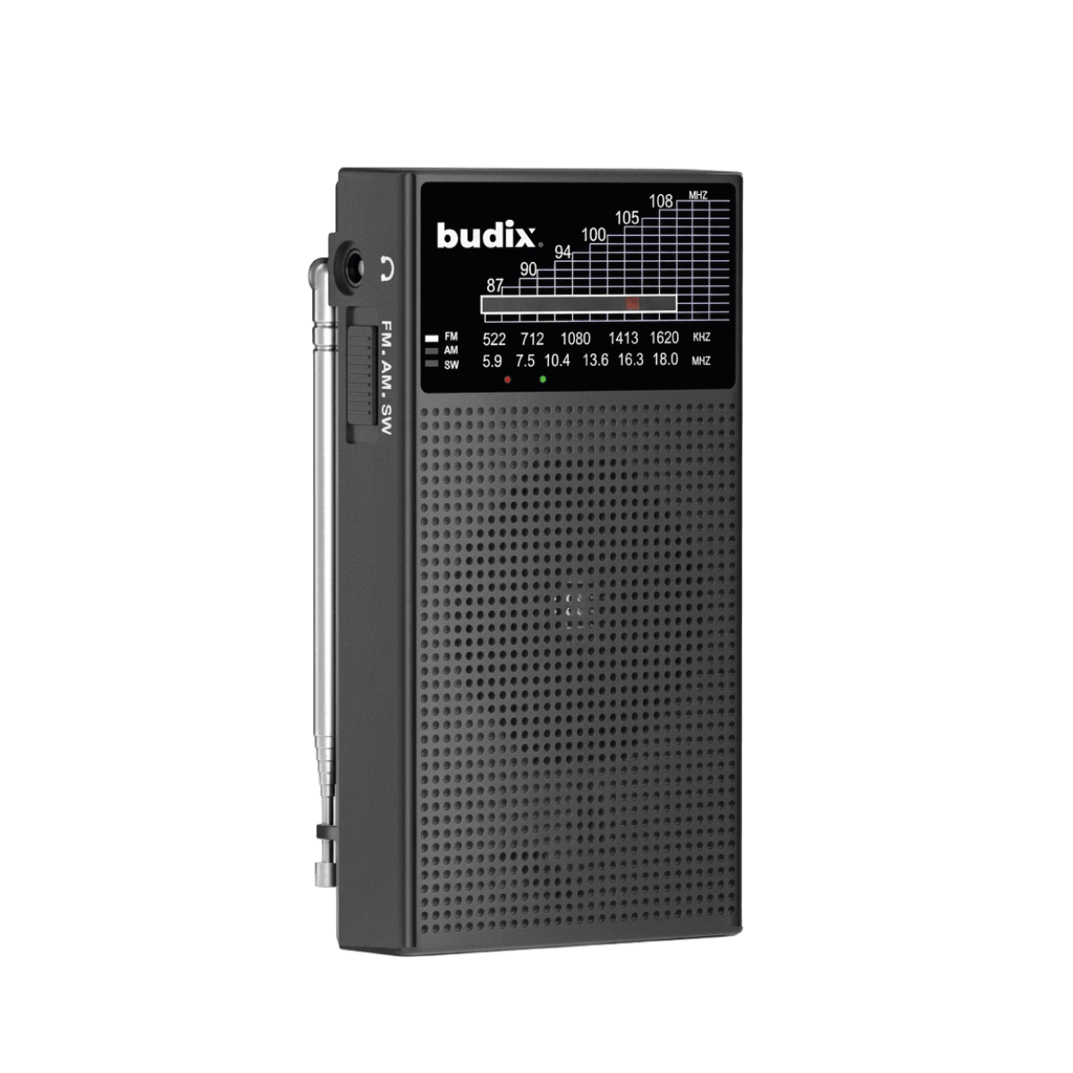 Radio Portátil Budix BU-RADIO Bandas FM/AM/SW 5V3