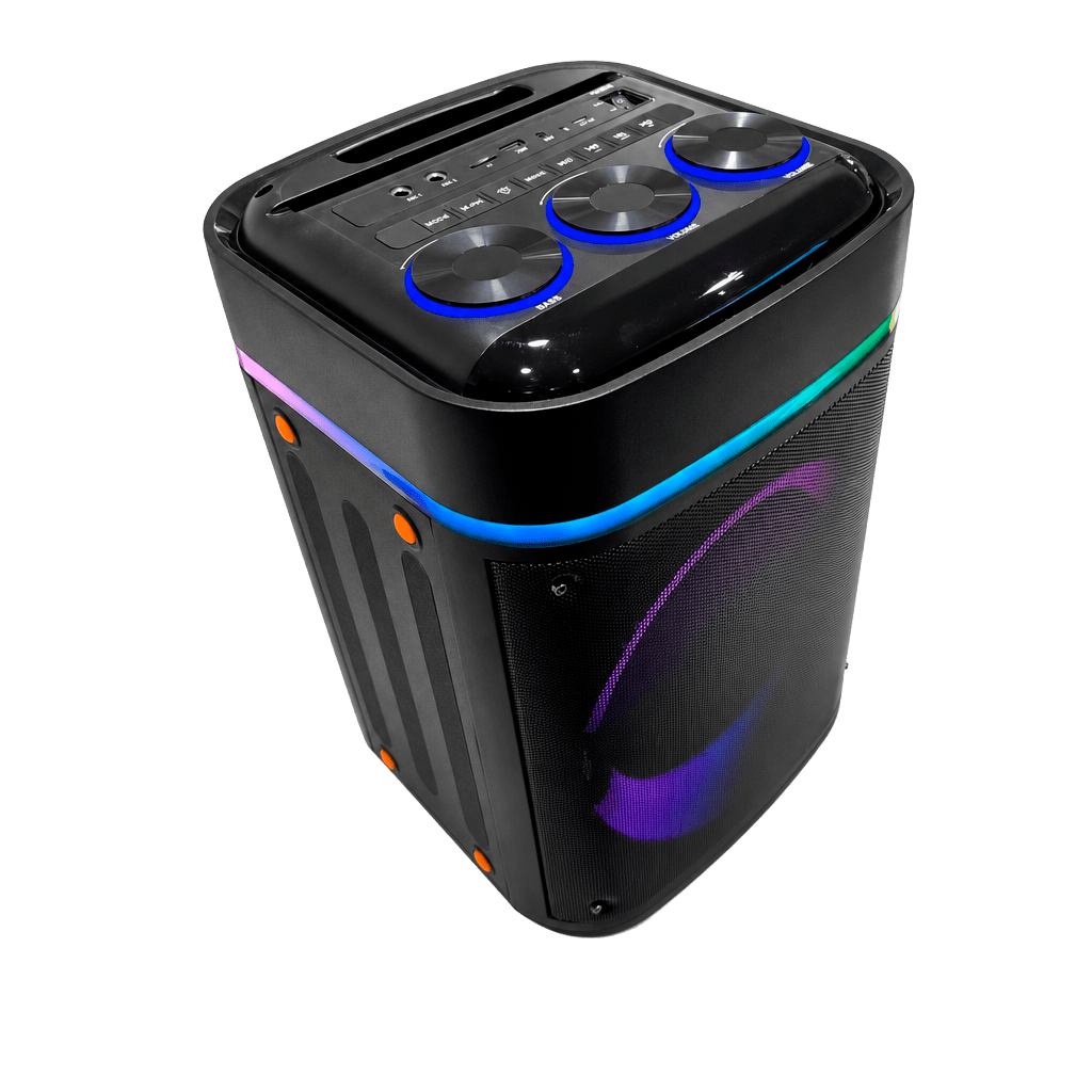 Parlante Bluetooth Karaoke ABS-8107 RGB con Microfono3