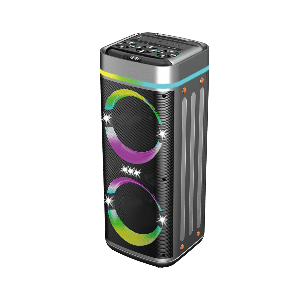Parlante Bluetooth Torre Karaoke ABS-8210 RGB1